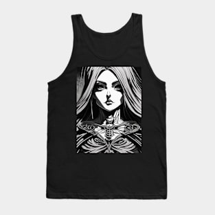 Gothic Romance: A Witchcraft Art Print for the Dark at Heart Tank Top